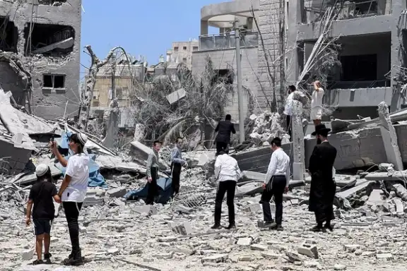 Damage to civilian neighborhood in Israel after Iranian missile barrage