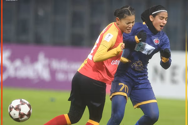 خاتون بم ۱-۳ بنگال شرقی هند؛ شکست خاتون بم در اولین بازی لیگ قهرمانان آسیا