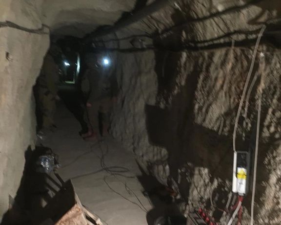 Part of the Hezbollah tunnel photographed by the author on Oct. 22, 2024