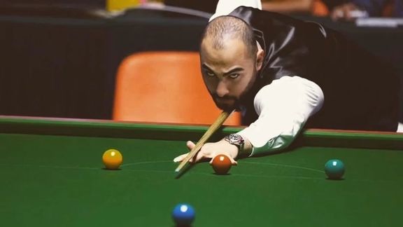 حذف حسین وفایی از مسابقات اسنوکر آزاد در ایرلند شمالی