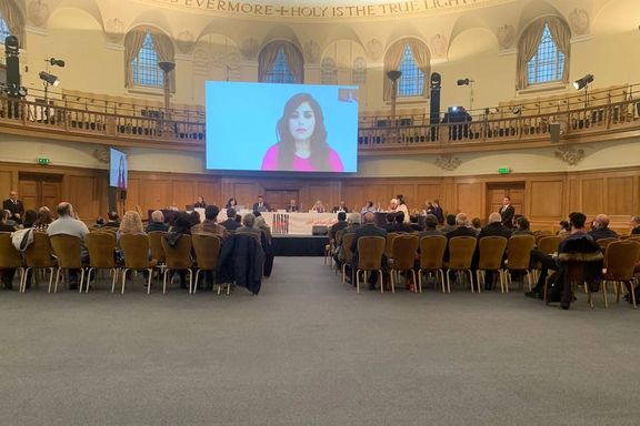 Iran Atrocities Tribunal in session in London. November 13, 2021