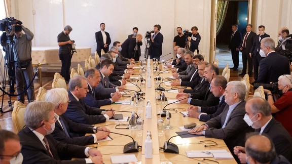 Large Russian and Iranian delegation meeting in Moscow on August 31, 2022