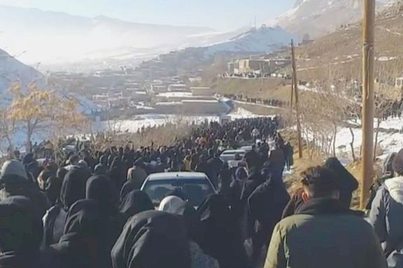 A memorial service in Samirom, Esfahan Province Thursday turned into an antiregime protest