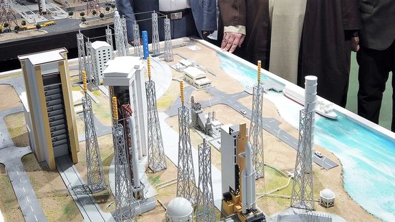 A diorama of the Chabahar Space Center (2021)