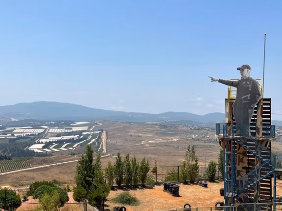 Israeli troops destroyed Iran Garden in southern Lebanon with its likeness of Qassem Soleimani