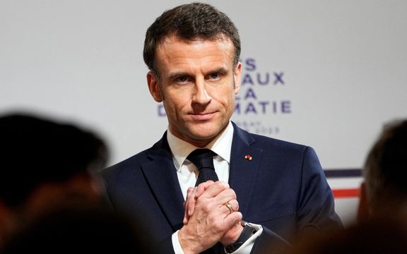 ماكرون: على إيران الضغط على الجهات المزعزعة للاستقرار لتجنب التصعيد