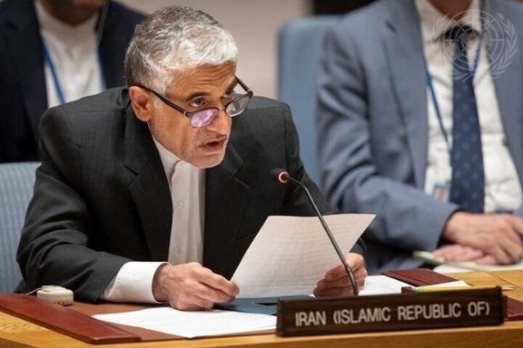 Iranian Ambassador to the United Nations Amir Saeed Iravani