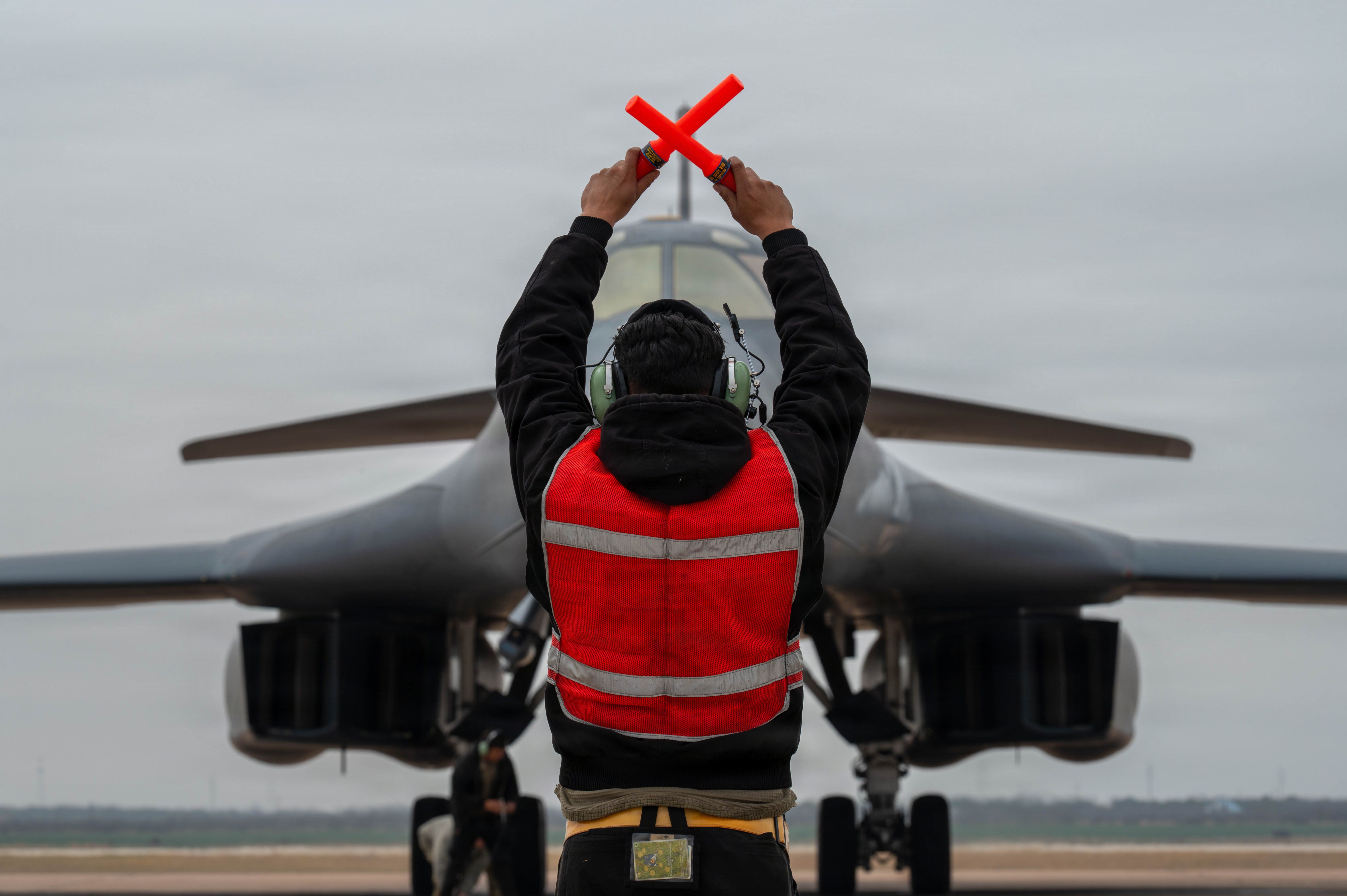 A US Air Force B-1B Lancer returns from a mission in support of Operation Epic Fury, March 4, 2026. US Air Force/CENTCOM