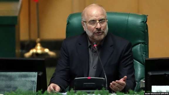 Mohammad Bagher Ghalibaf, speaker of Iran's parliament. FILE PHOTO