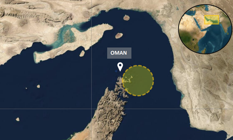 UKMTO reports incident near cruise ship off Oman