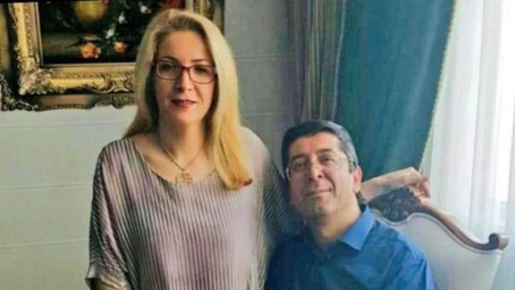 Dr. Hamid Qarahassanlou and his wife Farzaneh. Undated