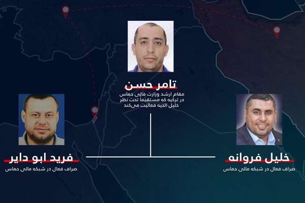 اسرائیل شبکه صرافی مخفی تحت هدایت حماس و جمهوری اسلامی را در ترکیه شناسایی کرد