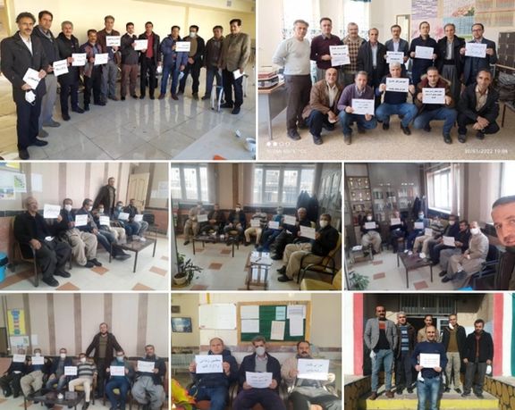 نقابة المعلمين: تصاعد الضغوط الأمنية تزامنا مع اعتصام المعلمين في عموم إيران