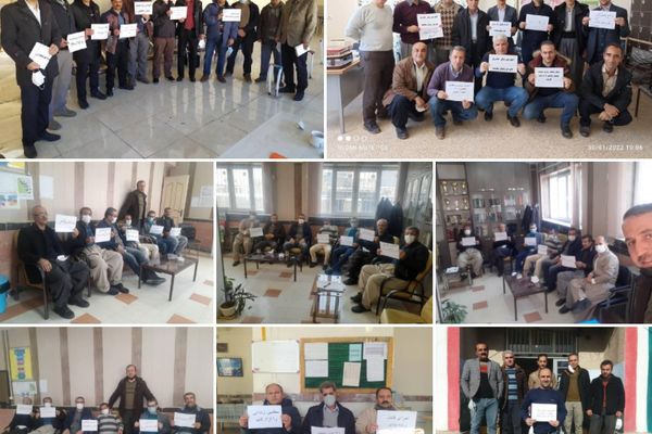 نقابة المعلمين: تصاعد الضغوط الأمنية تزامنا مع اعتصام المعلمين في عموم إيران