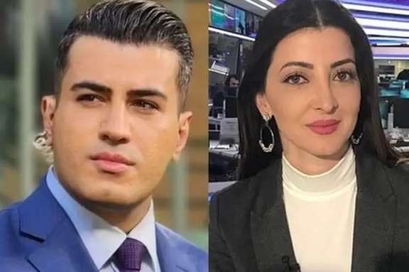 Sima Sabet and Fardad Farahzad (L)