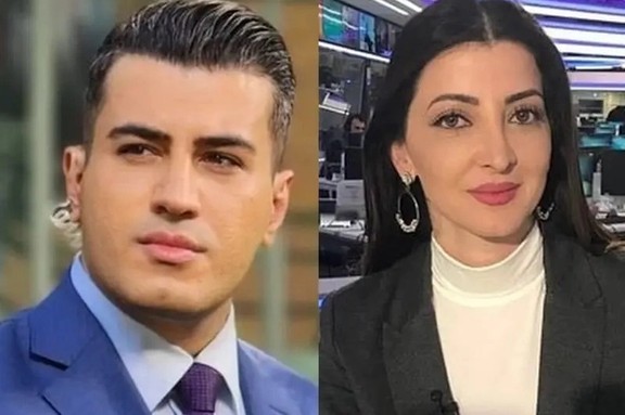 Sima Sabet and Fardad Farahzad (L)