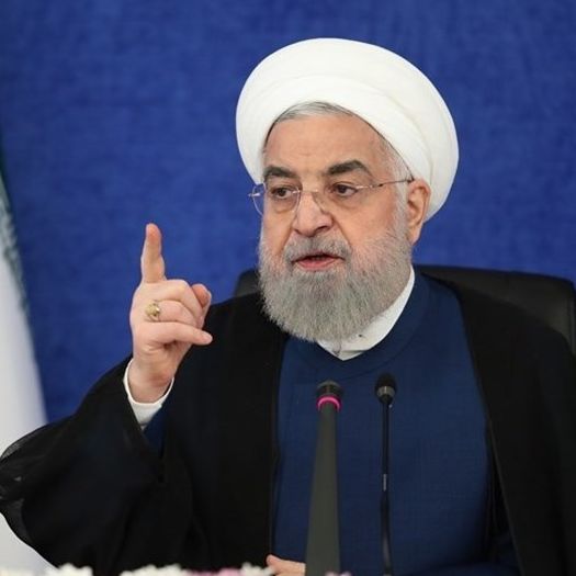 روحانی، اعتراضات مردم خوزستان به بیآبی را به «دستهای آلوده دشمن» نسبت داد