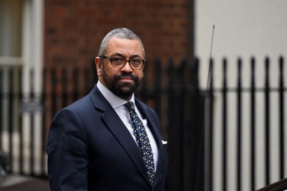 British Foreign Secretary James Cleverly walks outside Downing Street as he attends the British cabinet's weekly meeting, in London, Britain February 21, 2023.