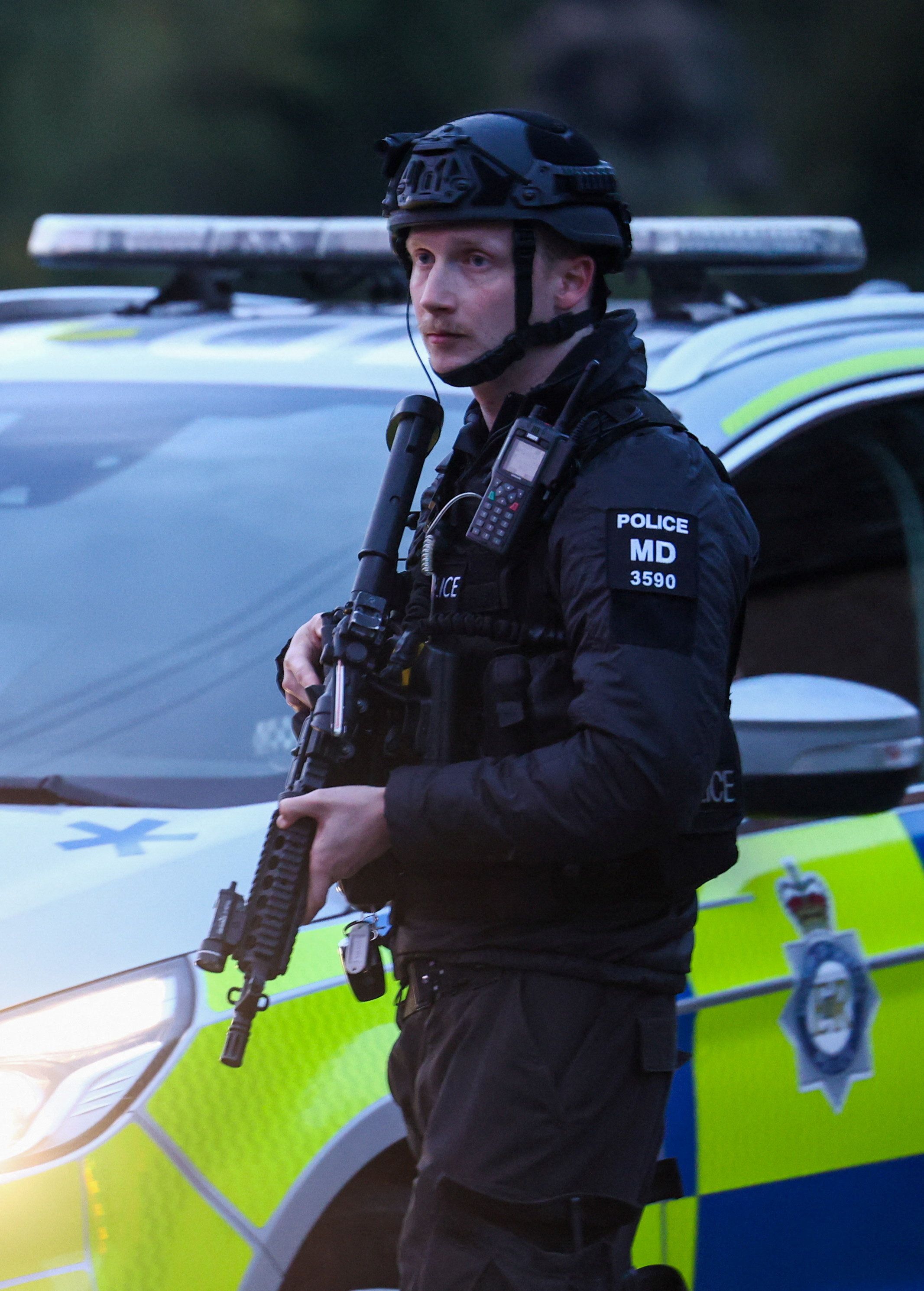 UK police arrest five over suspected terror plot at US-used airbase