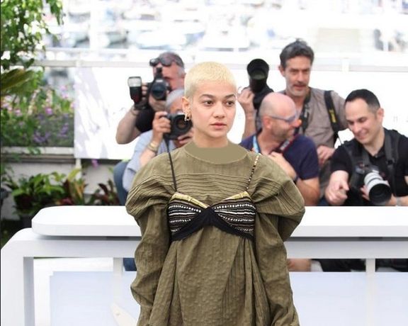 صدف عسگری پس از حضور بدون حجاب اجباری در جشنواره کن ممنوعالخروج شده است