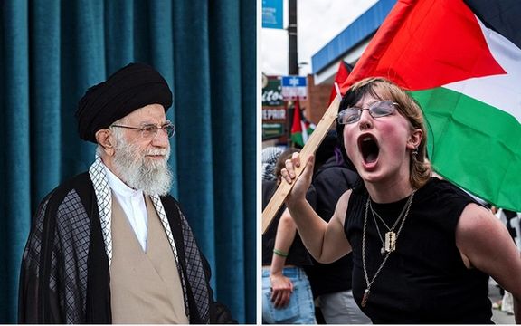 نماینده خامنهای در استان البرز: خامنهای رهبری دانشجویان معترض آمریکا را به عهده گرفت