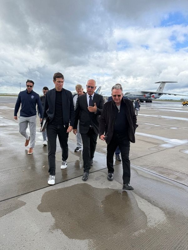 استیو ویتکاف، کریل دیمیتریف و جرد کوشنر،‌مسکو، ۱۴ شهریور ۱۴۰۵
