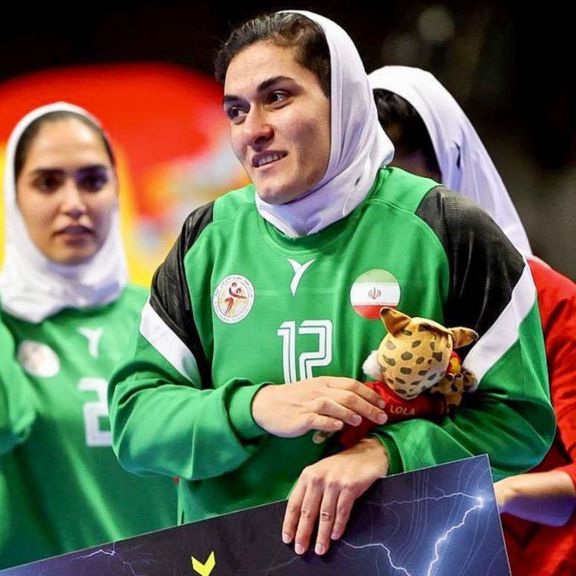 فاطمه خلیلی، دروازهبان تیم ملی هندبال برای دومینبار بهترین بازیکن زمین شد