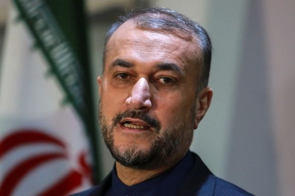 Iranian foreign minister Hossein Amir-Abdollahian in Beirut on Thursday, March 24