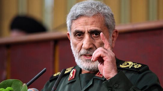 اسماعیل قاآنی، فرمانده سپاه قدس: ویرانیهای غزه قطعا بازسازی خواهد شد