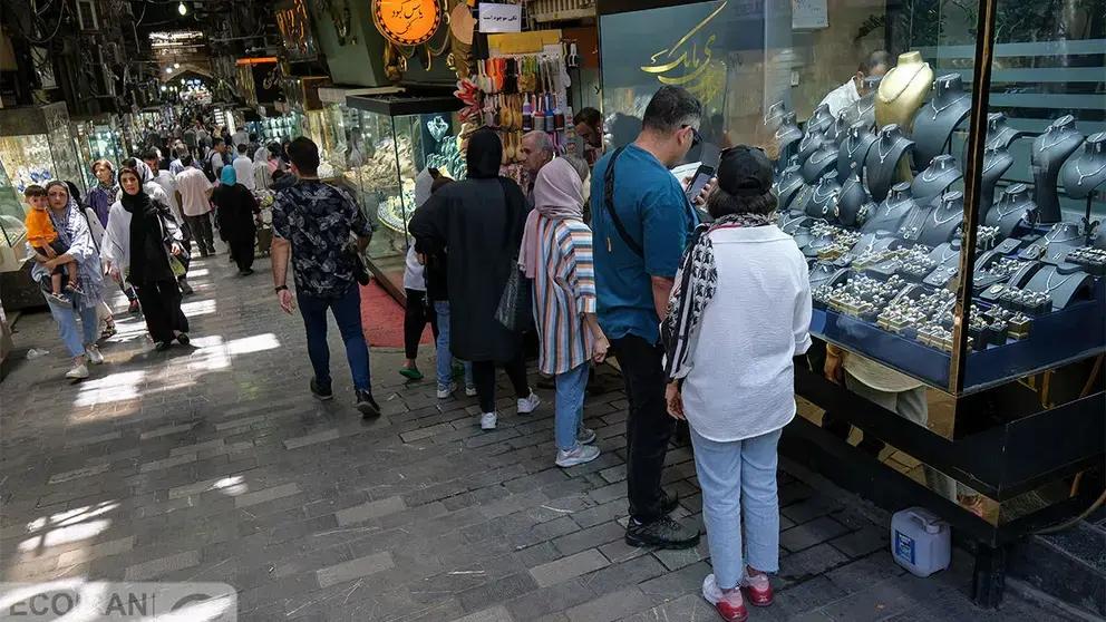 A gold market in Iran