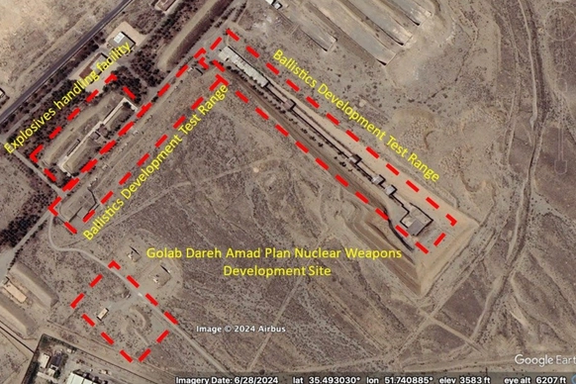 The Goal Dareh site in northern Tehran, June 2024