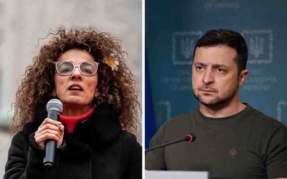 مسیح علینژاد به زلنسکی: به فراخوان ما از اتحادیه اروپا برای تروریستی خواندن سپاه بپیوندید