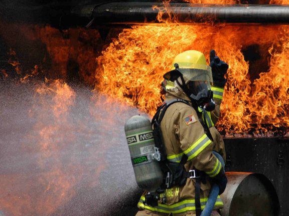 ۹ کارگر در آتشسوزی یک کارگاه در منطقه صنعتی دولتآباد اصفهان جان باختند