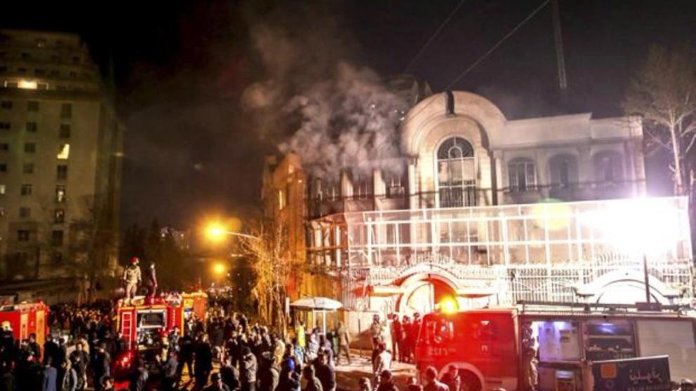 Attack on Saudi Arabia's embassy in Tehran in January 2016