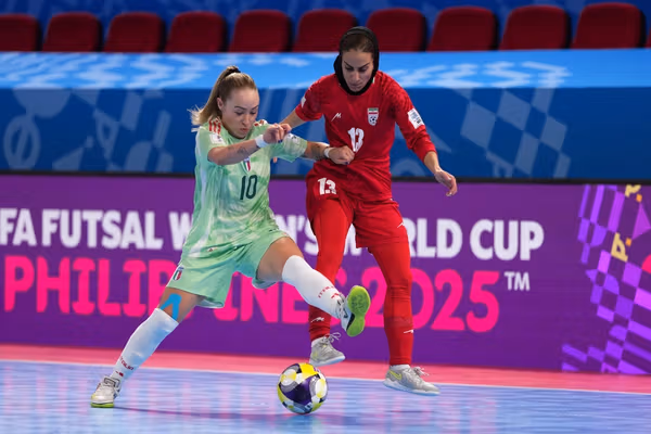 ایران ۱-۳ ایتالیا؛ حذف تیم شایسته ایران از جام جهانی فوتسال زنان