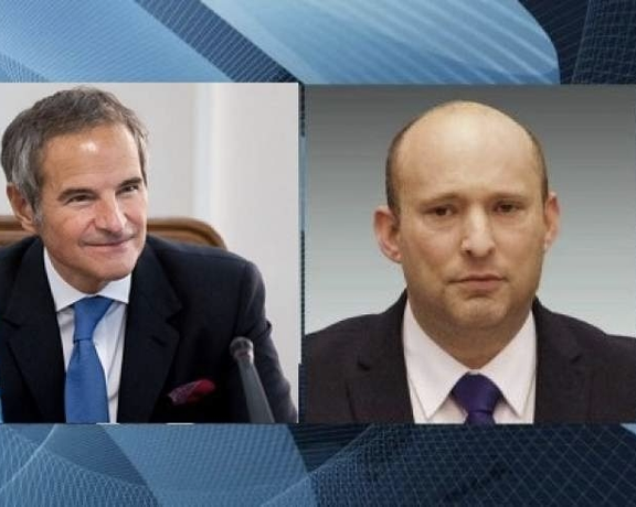 بنت در دیدار با گروسی: اسرائیل ممکن است در دفاع از خود مقابل ایران به تنهایی اقدام کند