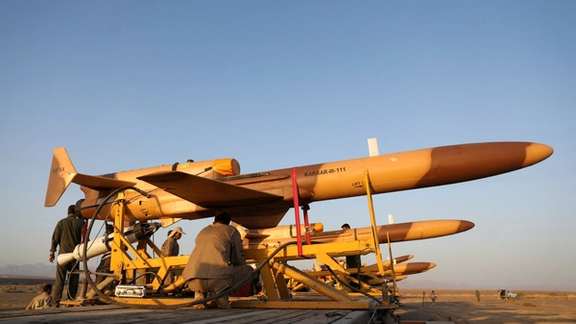 Iranian drones seen in August 2022