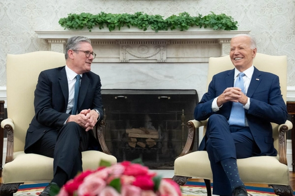 جو بایدن در دیدار با نخستوزیر بریتانیا تهدیدات روسیه را کماهمیت جلوه داد