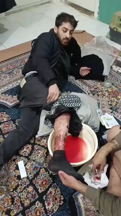 حمید کوهساری، پس از آنکه به پایش شلیک شد، پنهان شد و از ترس بازداشت به بیمارستان نرفت
