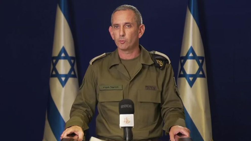 Israeli military spokesperson Daniel Hagari 