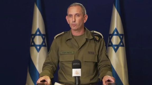 Israeli military spokesperson Daniel Hagari