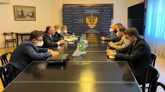Russian and Israeli delegations meet in Vienna. February 15, 2022