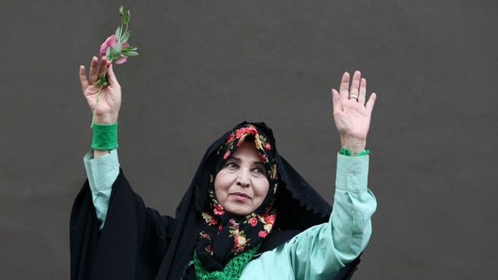 Iranian politician Zahra Rahnavard, a Green Movement leader