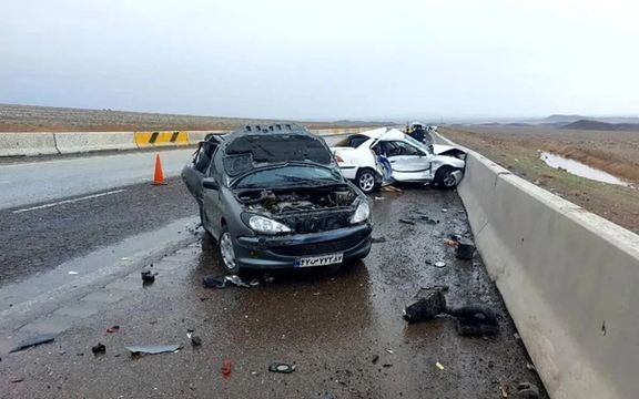 مرگ ۲۴۲ نفر در تصادفهای رانندگی در ۹ روز نخست سفرهای نوروزی