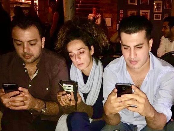 Photo of Pouria Zeraati (left), Masih Alinejad and Fardad Farahzad (right). Alinejad and Farahzad were both targets of assassination plots by Iran’s regime in 2022. Zeraati was also wounded in a knife attack on March 29, 2024.