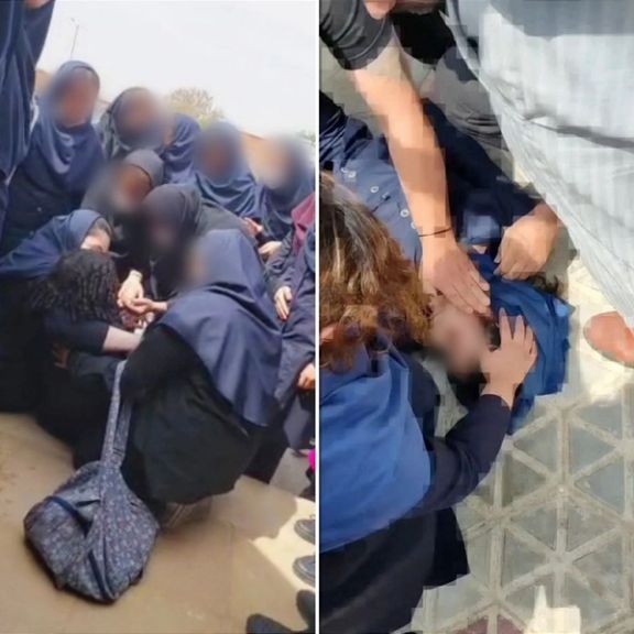 Students suffering from poisoning symptoms after chemical attacks at their schools