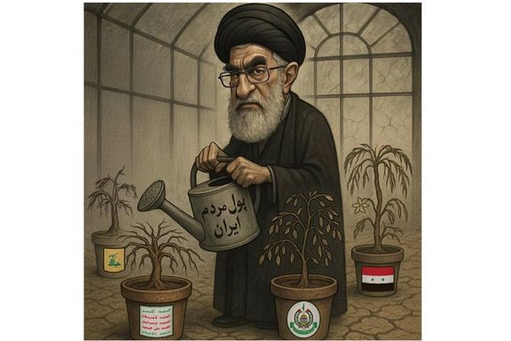 تصویر منتشر شده در صفحه رسمی ارتش دفاعی اسرائیل به فارسی در ایکس