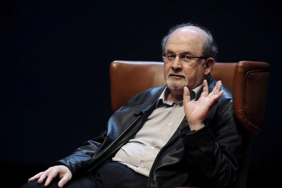 Salman Rushdie who is recovering in a hospital after a brutal knife attack, pictured in 2015