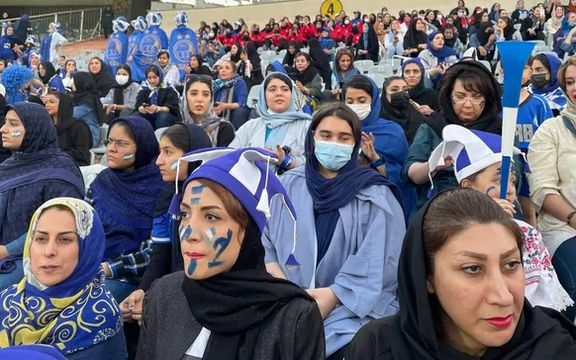 Iran Allows A Token Number Of Women Into Stadium Under FIFA Pressure