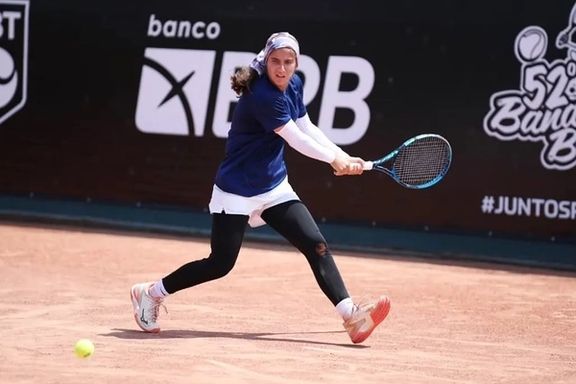 مشکاتالزهرا صفی، تنیسور ایرانی، برابر رقیبی از اسرائیل مسابقه داد و برنده شد